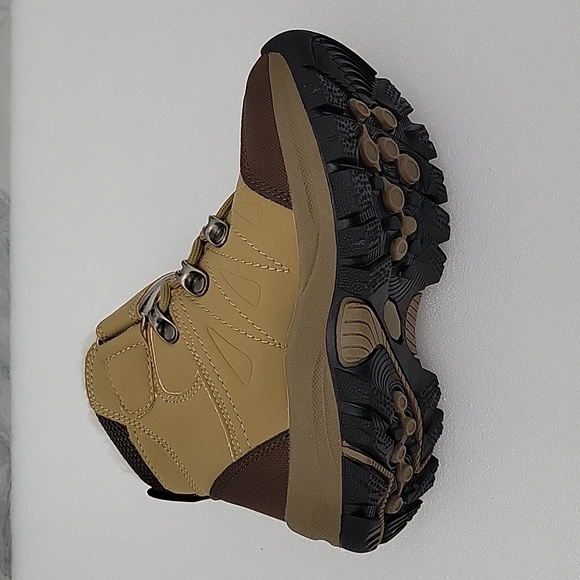 Kids Warm Snow Boots Outdoor Insulated Fur Lined Waterproof Ankle Shoes - Picture 8 of 11